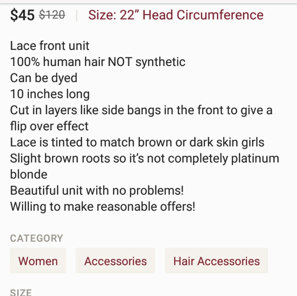 Wig Trade - Picture 2 of 3